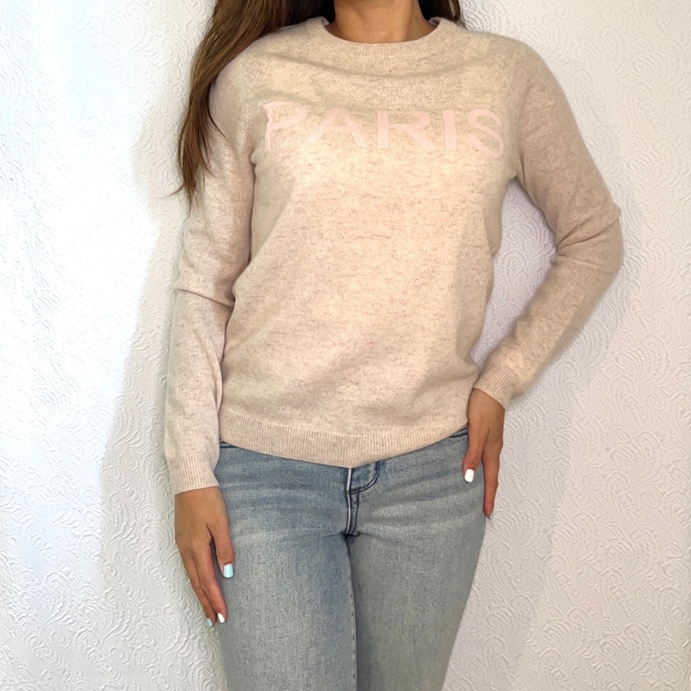 ⚡️Philosophy 100% Cashmere PARIS  Knit Top Size Small NWT